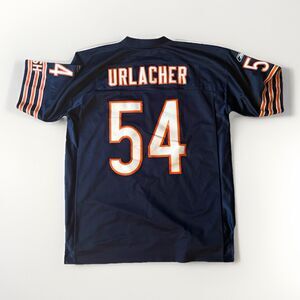 NFL Chicago Bears Blue Sewn Stitched Brian Urlacher #54 Jersey, XL +2" Length
